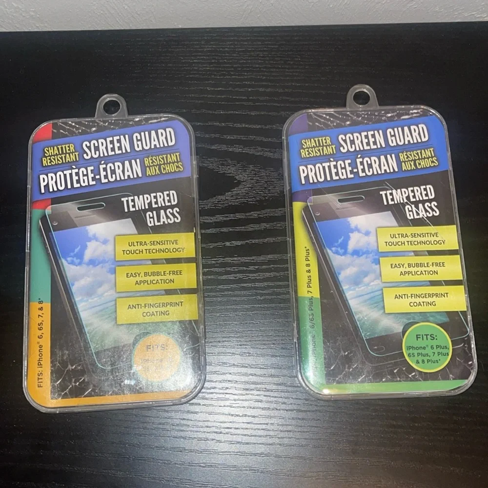 iPhone screen protector tempered glass